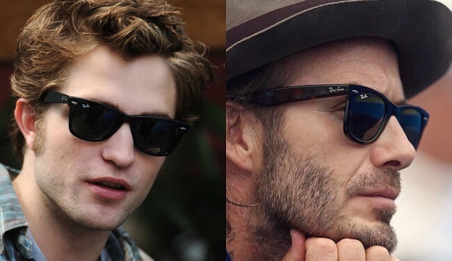 Девід Бекхем в окулярах Ray-Ban Wayfarer